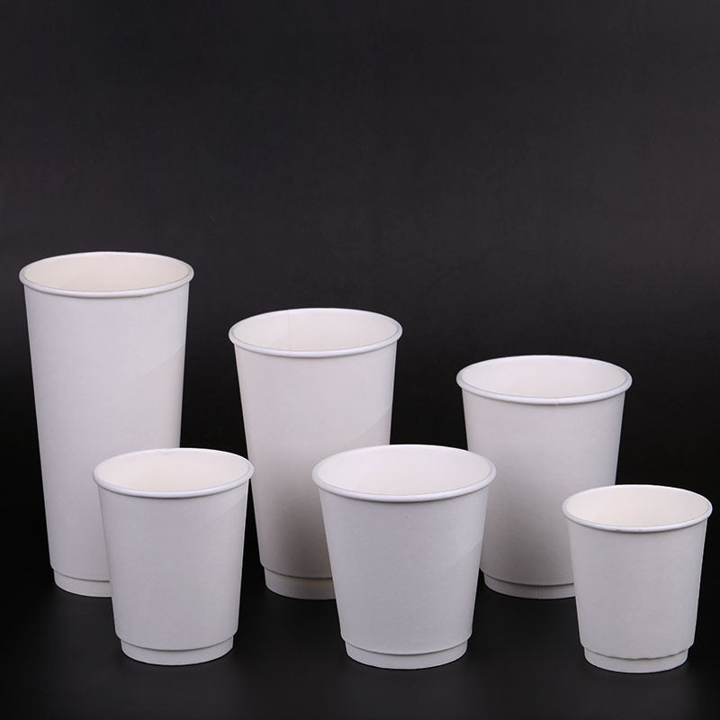 Disposable Coffee Cups Bulk – Custom Double Wall Insulated Paper Cups for Hot Drinks, Tea, Milk Tea & To Go HL07CP304